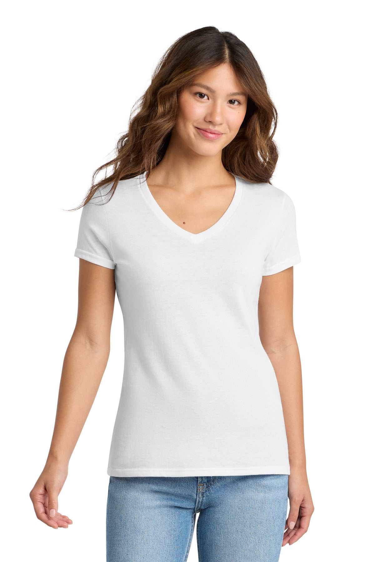 Port & Co ®  Women's Tri-Blend V-Neck Tee. LPC330V | Add Your Logo