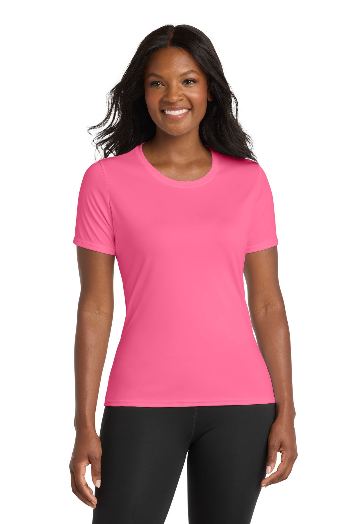 Port & Co ®  Women's Performance Tee. LPC380 | Add Your Logo