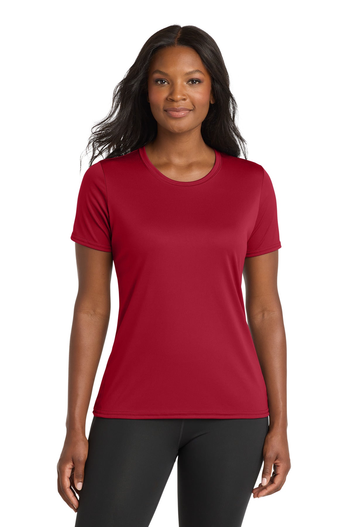 Port & Co ®  Women's Performance Tee. LPC380 | Add Your Logo