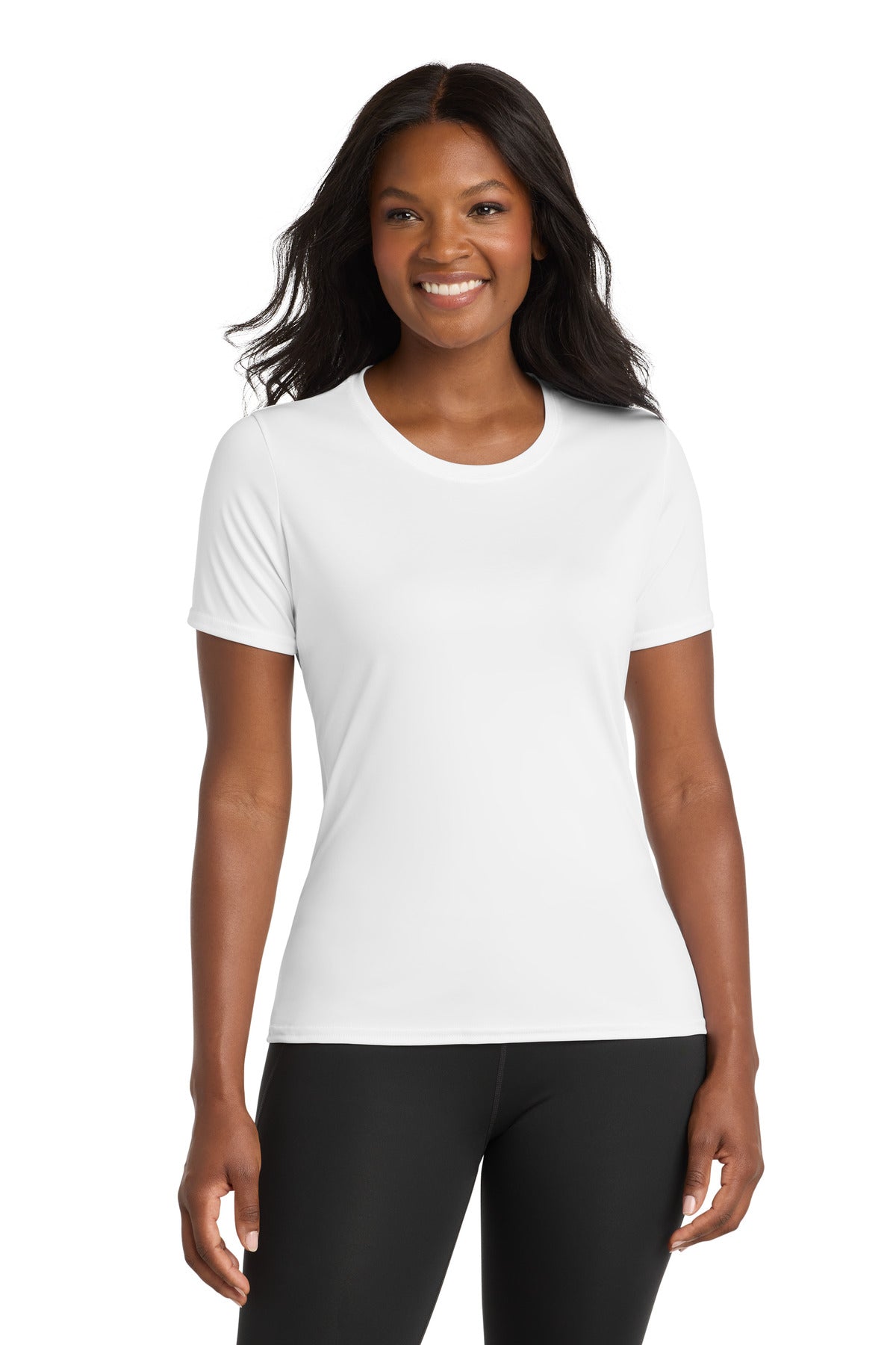 Port & Co ®  Women's Performance Tee. LPC380 | Add Your Logo