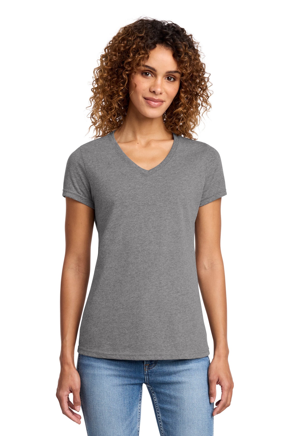Port & Co   Women's Fan Favorite   Blend V-Neck Tee LPC455V