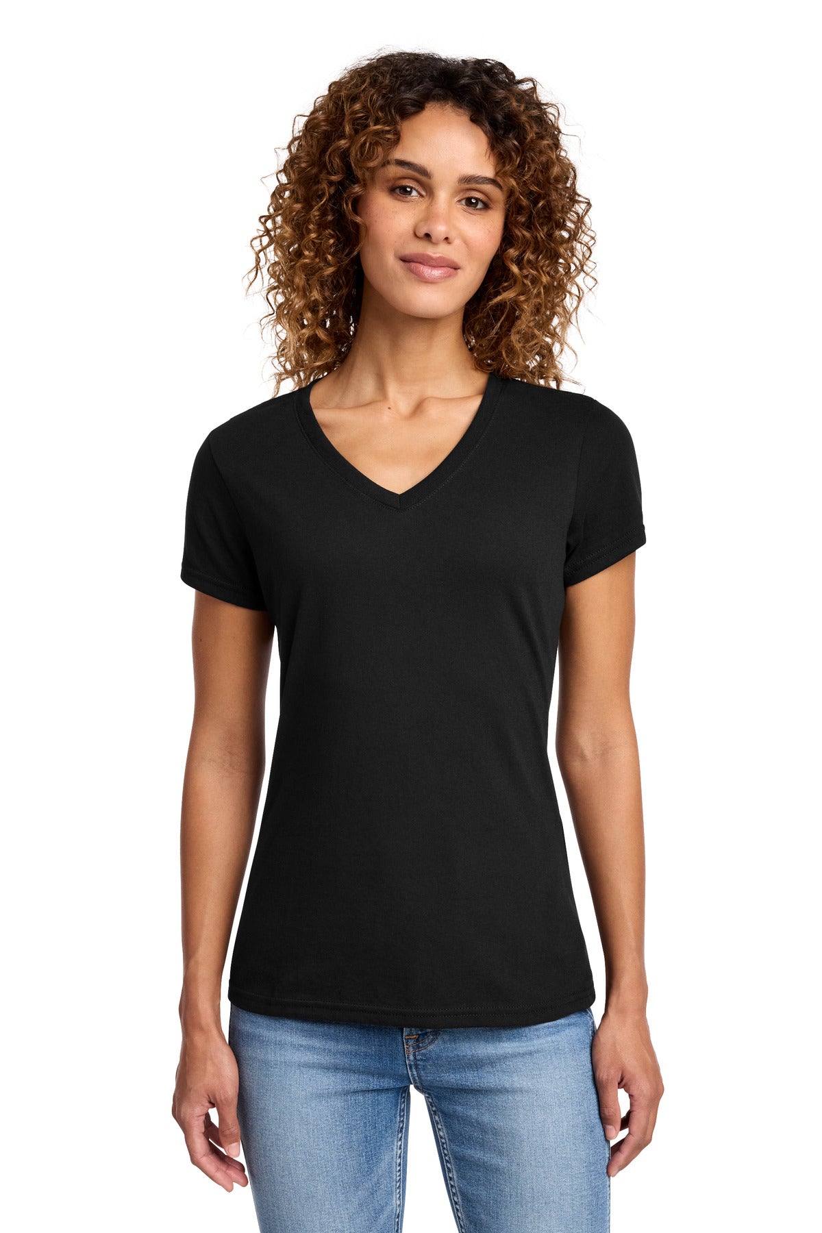 Port & Co   Women's Fan Favorite   Blend V-Neck Tee LPC455V