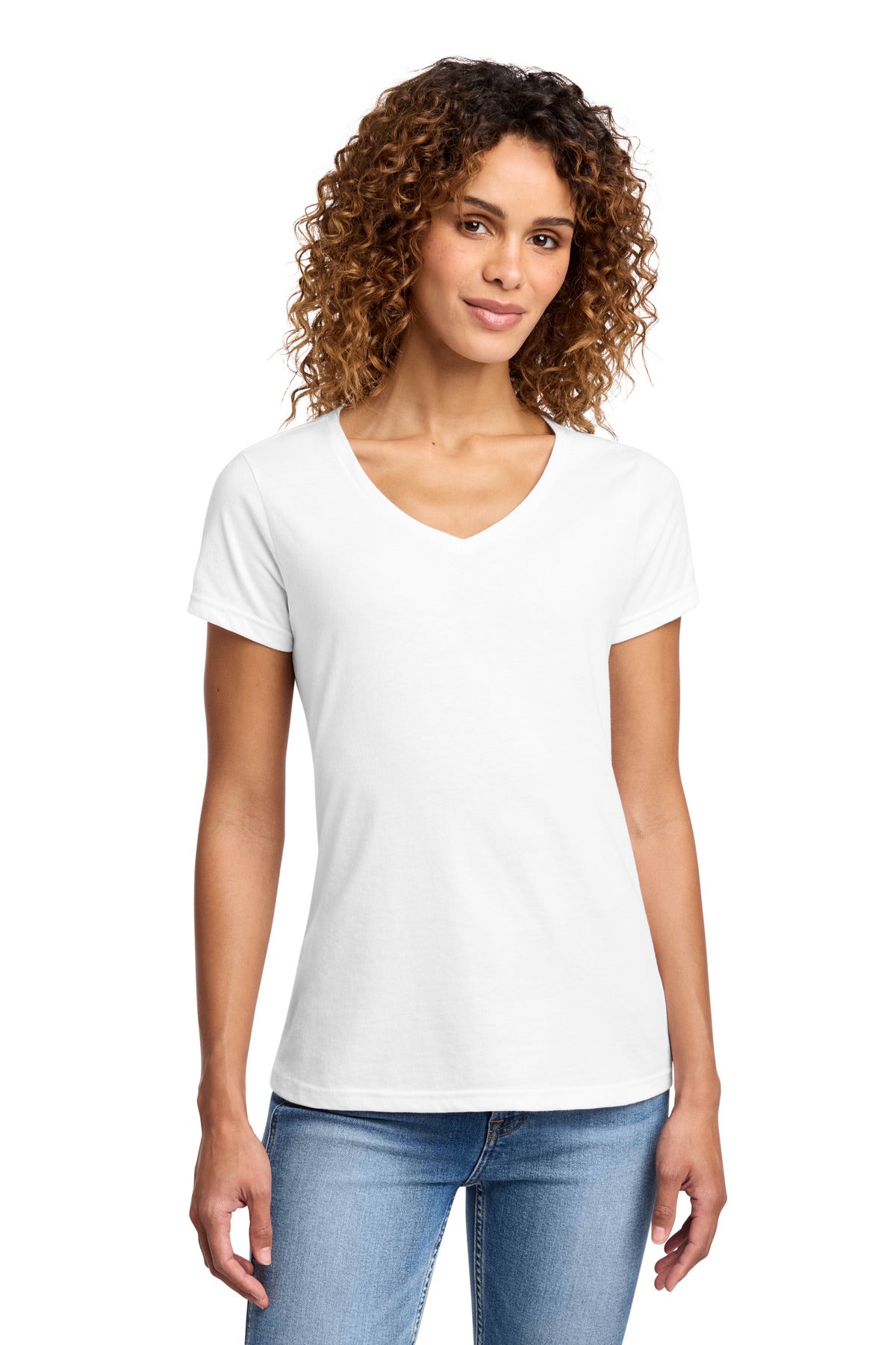 Port & Co   Women's Fan Favorite   Blend V-Neck Tee LPC455V