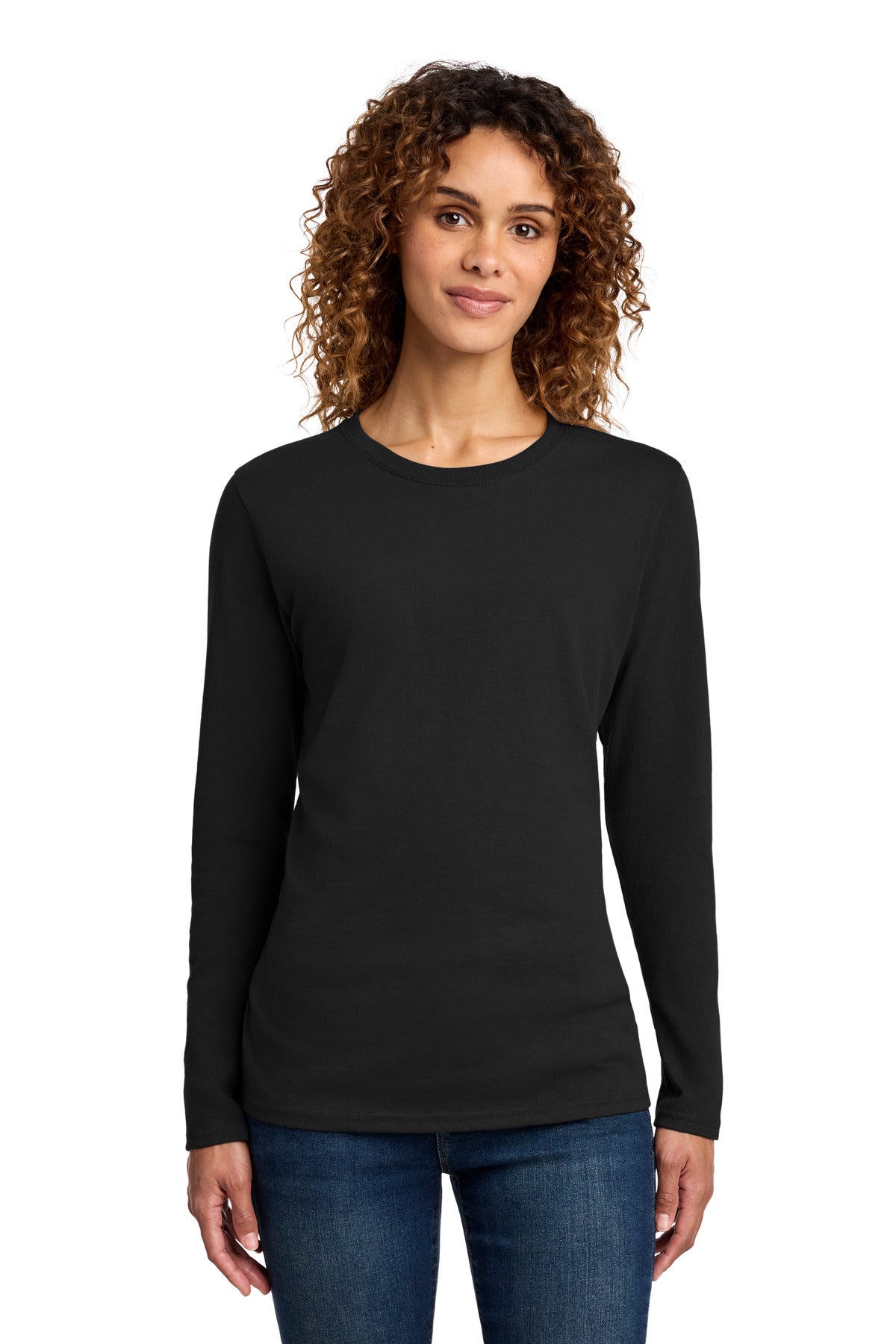 Port & Co   Women's Long Sleeve Core Cotton Tee LPC54LS