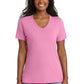 Port & Co   Women's Core Cotton V-Neck Tee. LPC54V