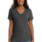 Port & Co   Women's Core Cotton V-Neck Tee. LPC54V