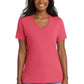 Port & Co   Women's Core Cotton V-Neck Tee LPC54V