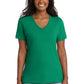Port & Co   Women's Core Cotton V-Neck Tee LPC54V
