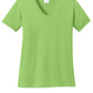 Port & Co   Women's Core Cotton V-Neck Tee. LPC54V