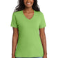 Port & Co   Women's Core Cotton V-Neck Tee. LPC54V