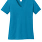 Port & Co   Women's Core Cotton V-Neck Tee. LPC54V