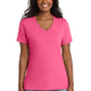 Port & Co   Women's Core Cotton V-Neck Tee. LPC54V