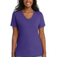 Port & Co   Women's Core Cotton V-Neck Tee. LPC54V