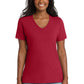 Port & Co   Women's Core Cotton V-Neck Tee. LPC54V