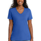 Port & Co   Women's Core Cotton V-Neck Tee. LPC54V