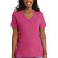 Port & Co   Women's Core Cotton V-Neck Tee. LPC54V
