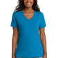 Port & Co   Women's Core Cotton V-Neck Tee. LPC54V