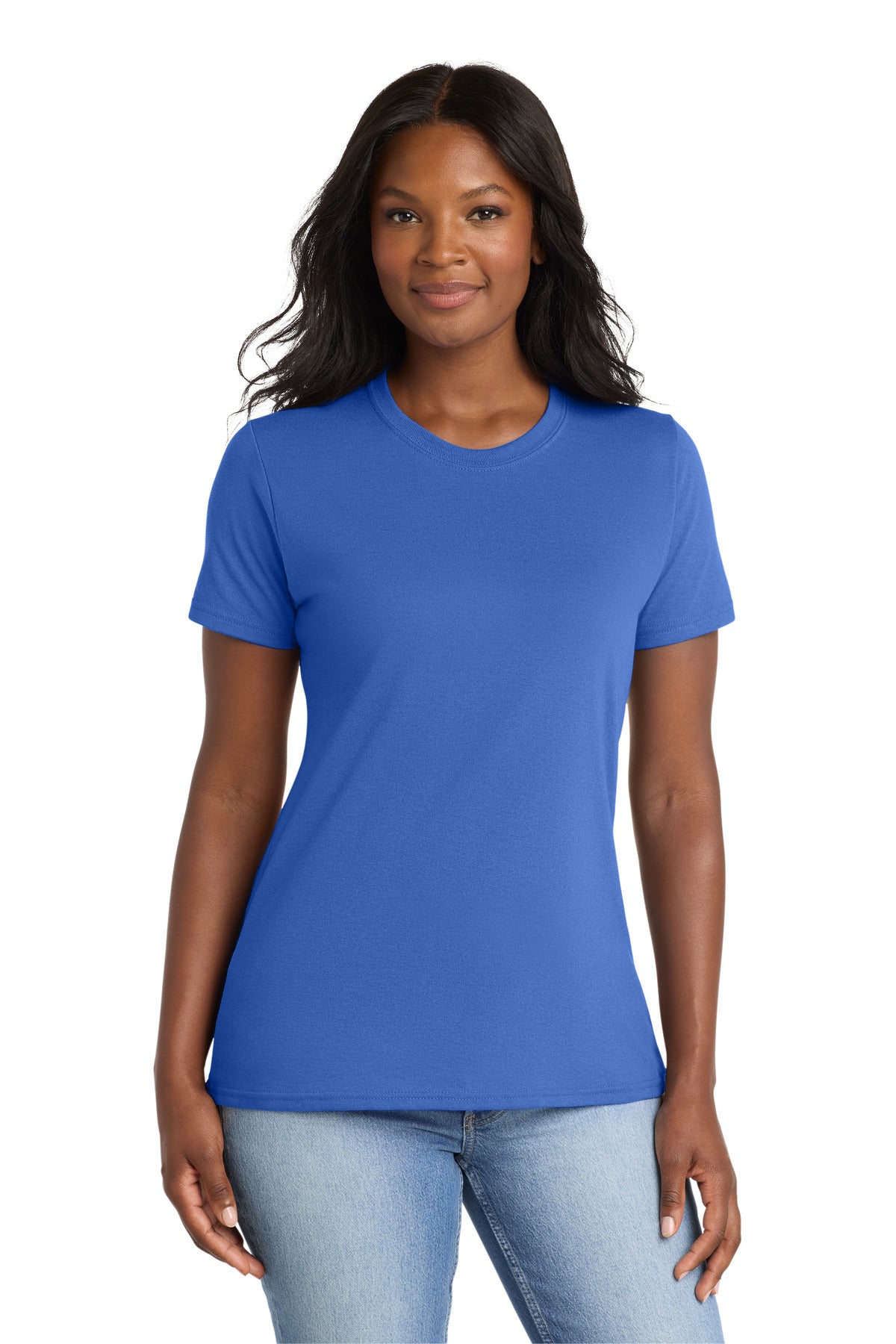Port & Co ®  Women's Core Blend Tee. LPC55 | Add Your Logo