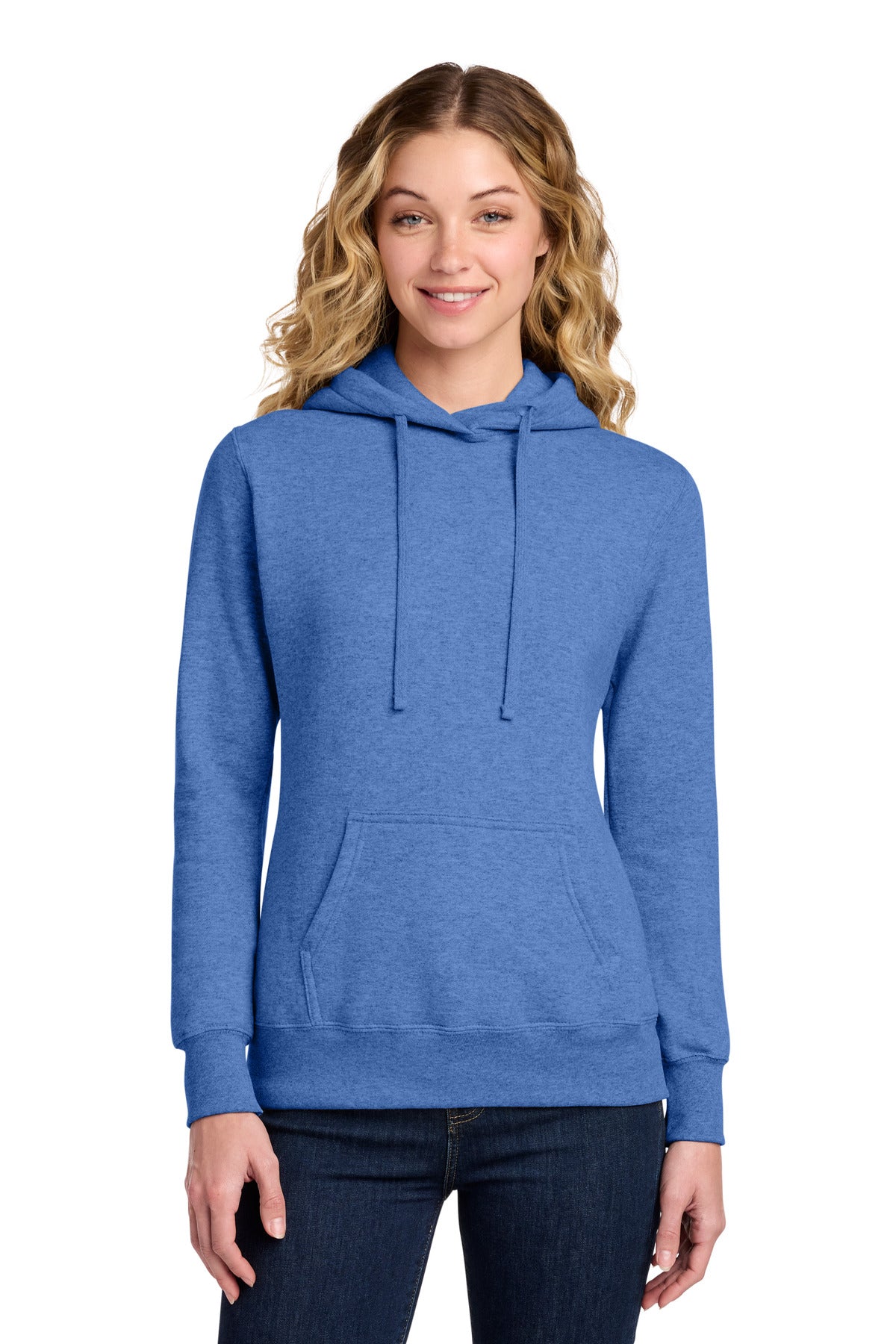 Port & Co   Women's Core Fleece Pullover Hooded Sweatshirt LPC78H