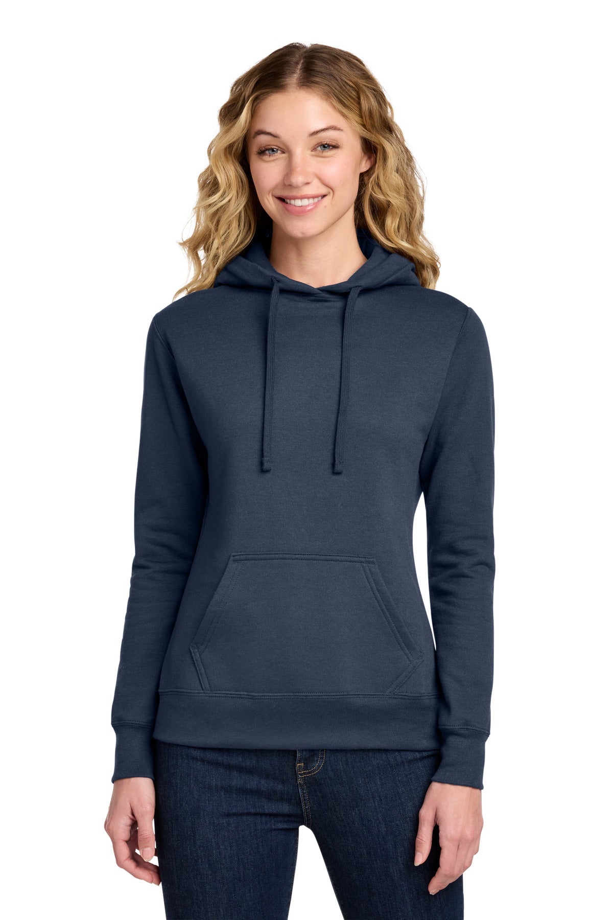 Port & Co   Women's Core Fleece Pullover Hooded Sweatshirt LPC78H