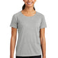 Sport-Tek    Women's PosiCharge    Tri-Blend Wicking Scoop Neck Raglan Tee. LST400