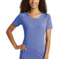 Sport-Tek    Women's PosiCharge    Tri-Blend Wicking Scoop Neck Raglan Tee. LST400