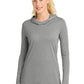 Sport-Tek   Women's PosiCharge    Tri-Blend Wicking Long Sleeve Hoodie LST406