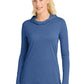 Sport-Tek   Women's PosiCharge    Tri-Blend Wicking Long Sleeve Hoodie LST406