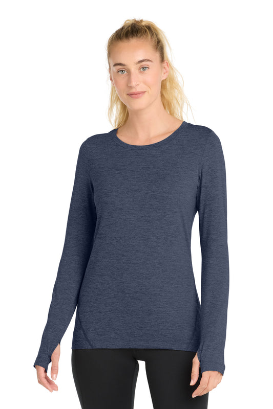 Sport-Tek    Women's Exchange 15 Long Sleeve Crew LST710