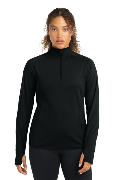 Sport-Tek   Women's Sport-Wick   Stretch 1/4-Zip Pullover. LST850