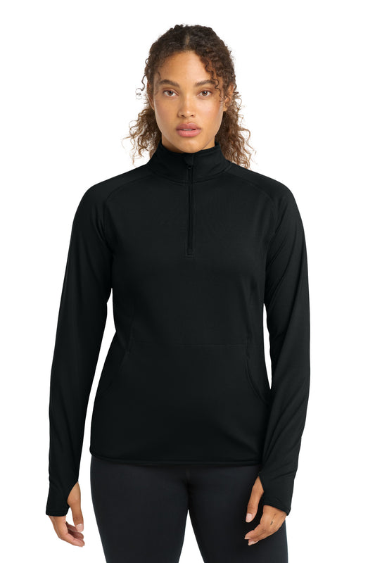 Sport-Tek   Women's Sport-Wick   Stretch 1/4-Zip Pullover. LST850