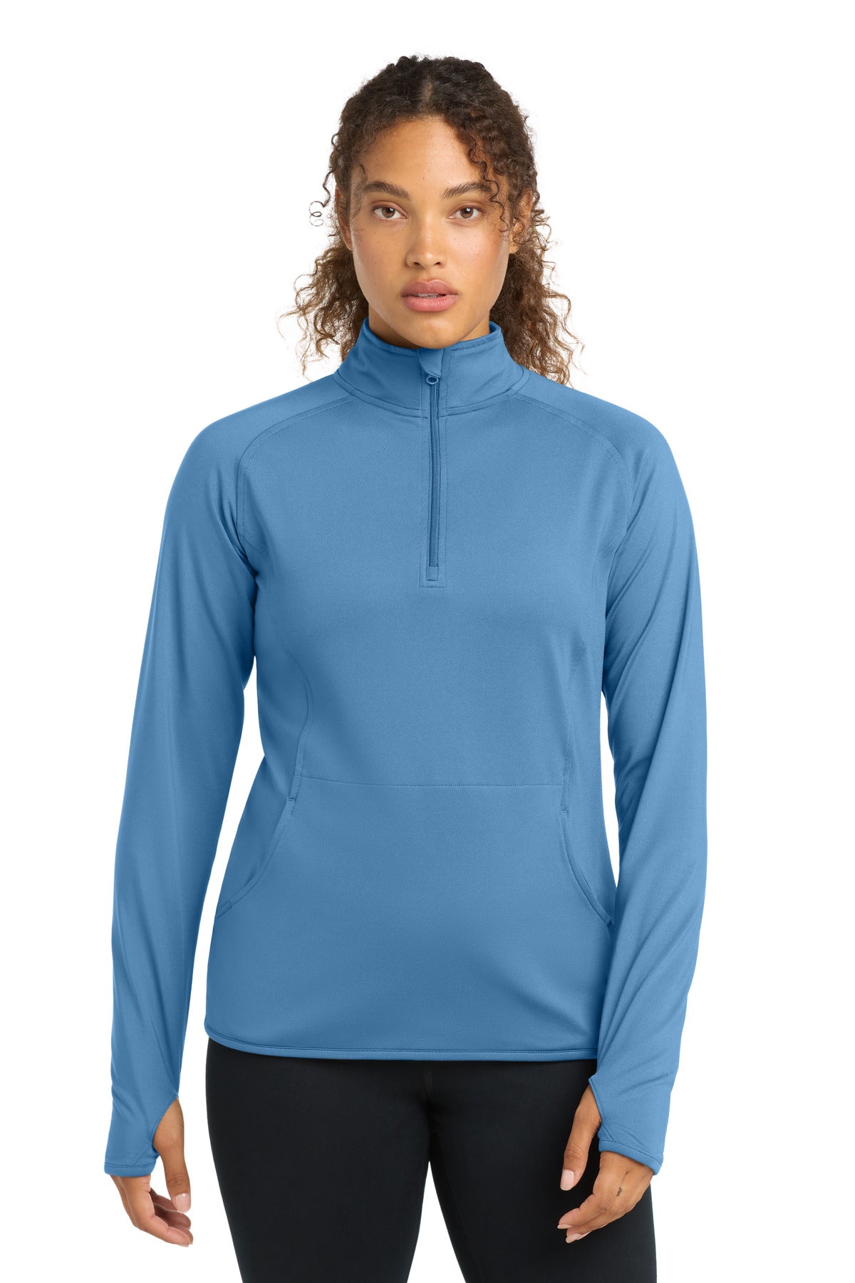 Sport-Tek   Women's Sport-Wick   Stretch 1/4-Zip Pullover LST850
