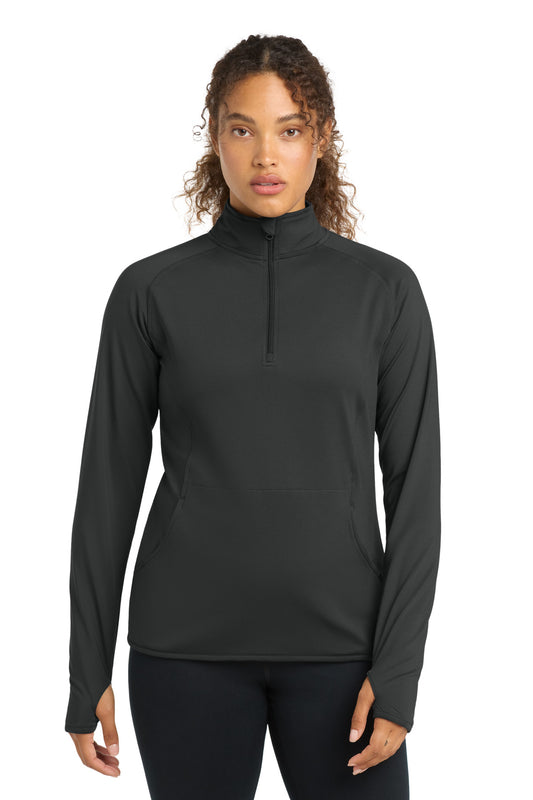 Sport-Tek   Women's Sport-Wick   Stretch 1/4-Zip Pullover. LST850