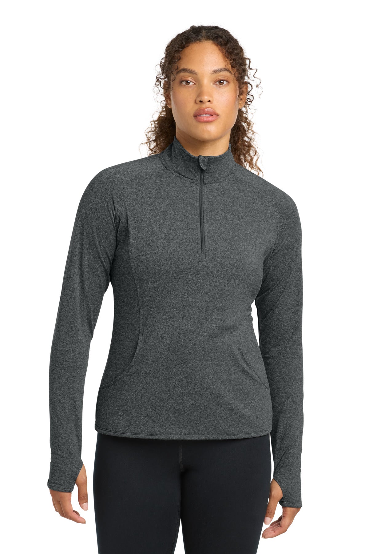Sport-Tek   Women's Sport-Wick   Stretch 1/4-Zip Pullover. LST850
