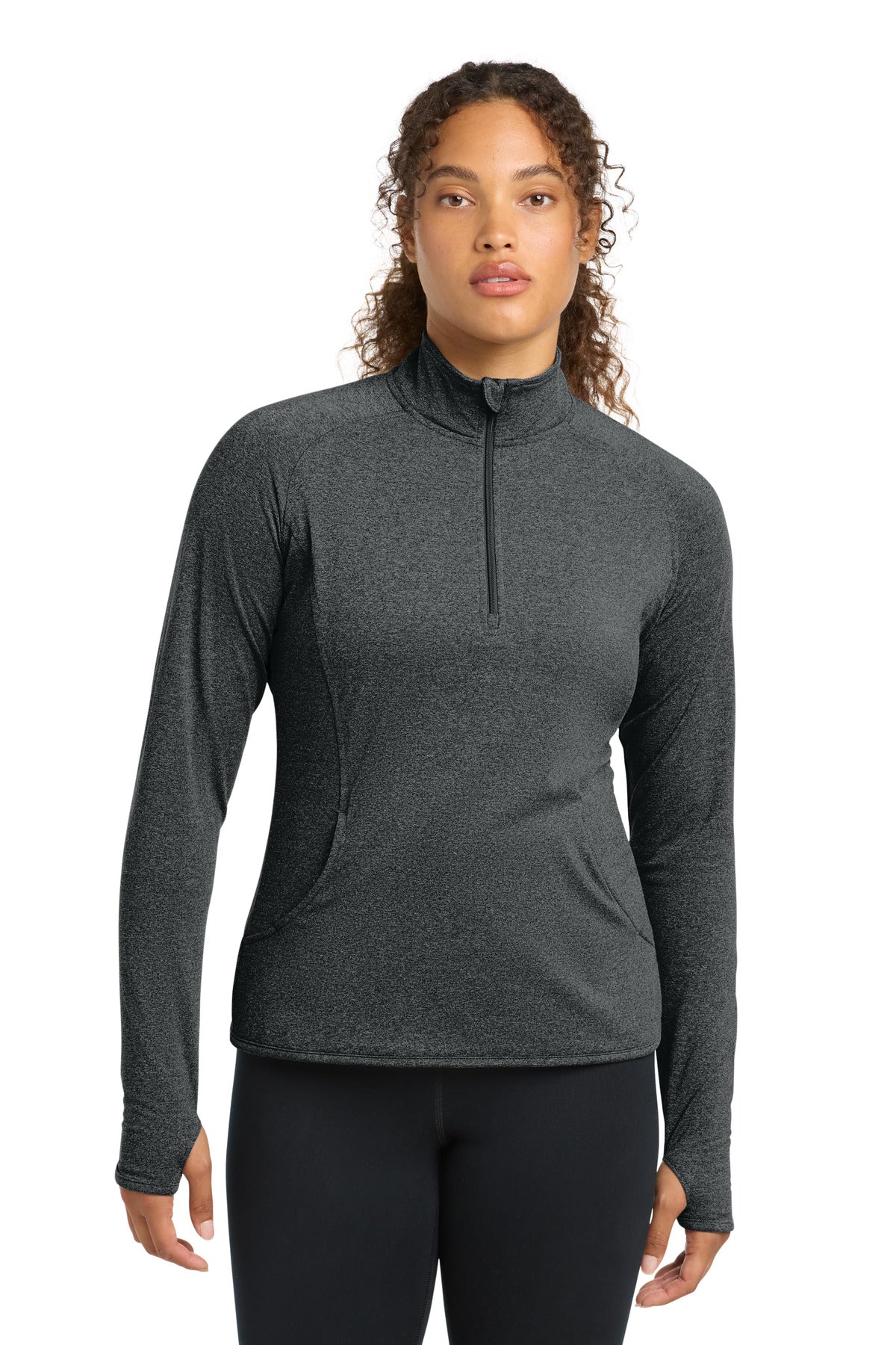 Sport-Tek   Women's Sport-Wick   Stretch 1/4-Zip Pullover. LST850