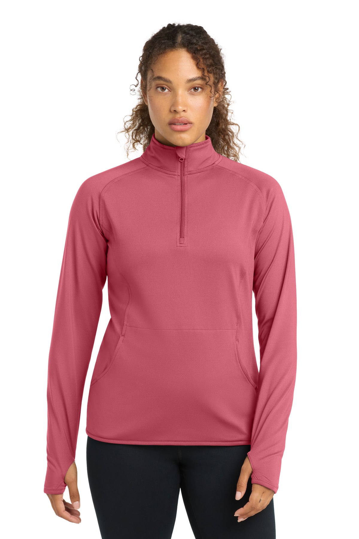 Sport-Tek   Women's Sport-Wick   Stretch 1/4-Zip Pullover. LST850