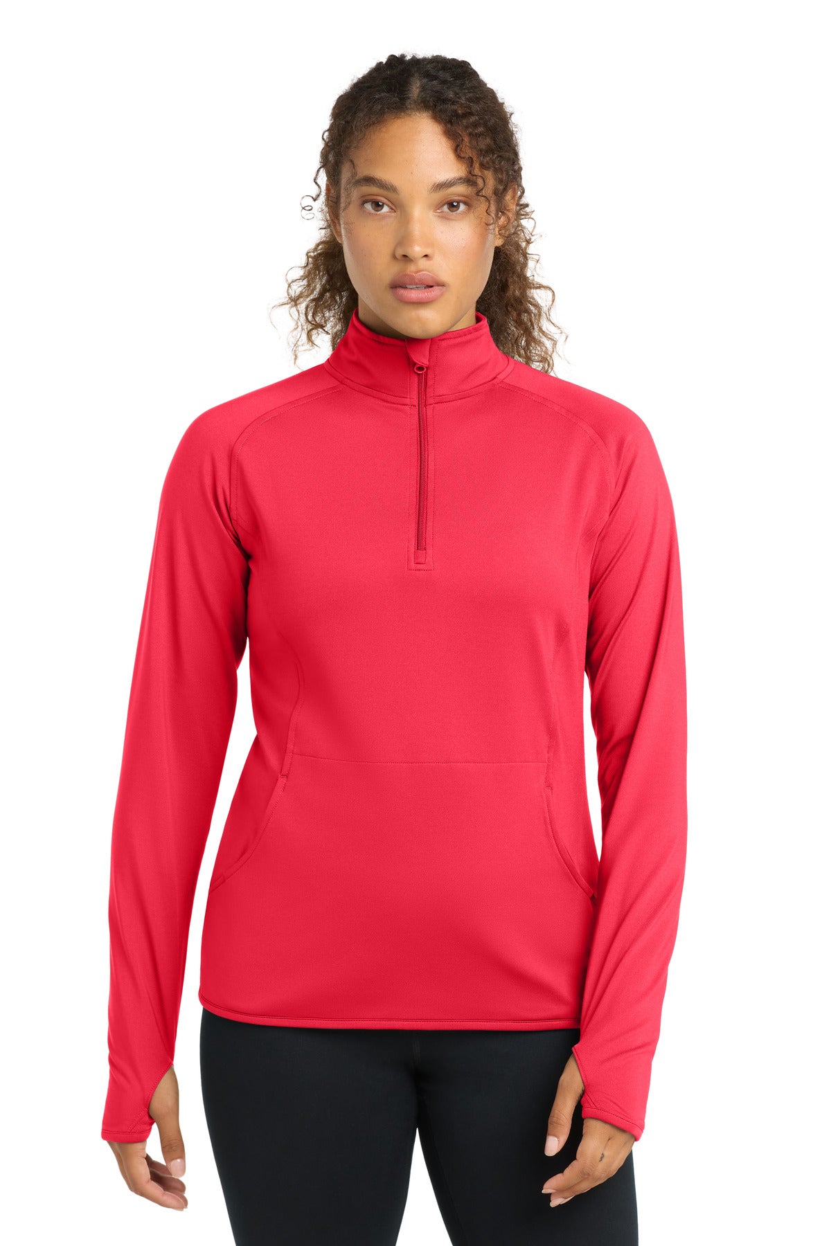 Sport-Tek   Women's Sport-Wick   Stretch 1/4-Zip Pullover. LST850