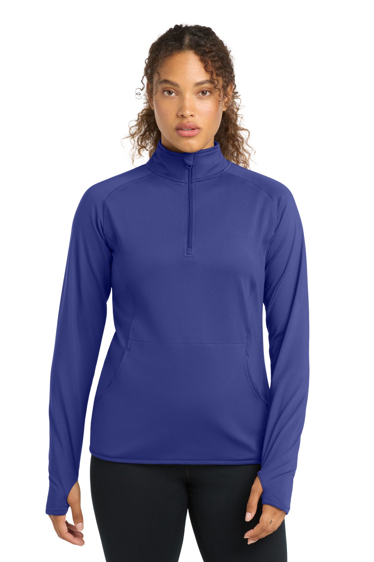 Sport-Tek   Women's Sport-Wick   Stretch 1/4-Zip Pullover. LST850