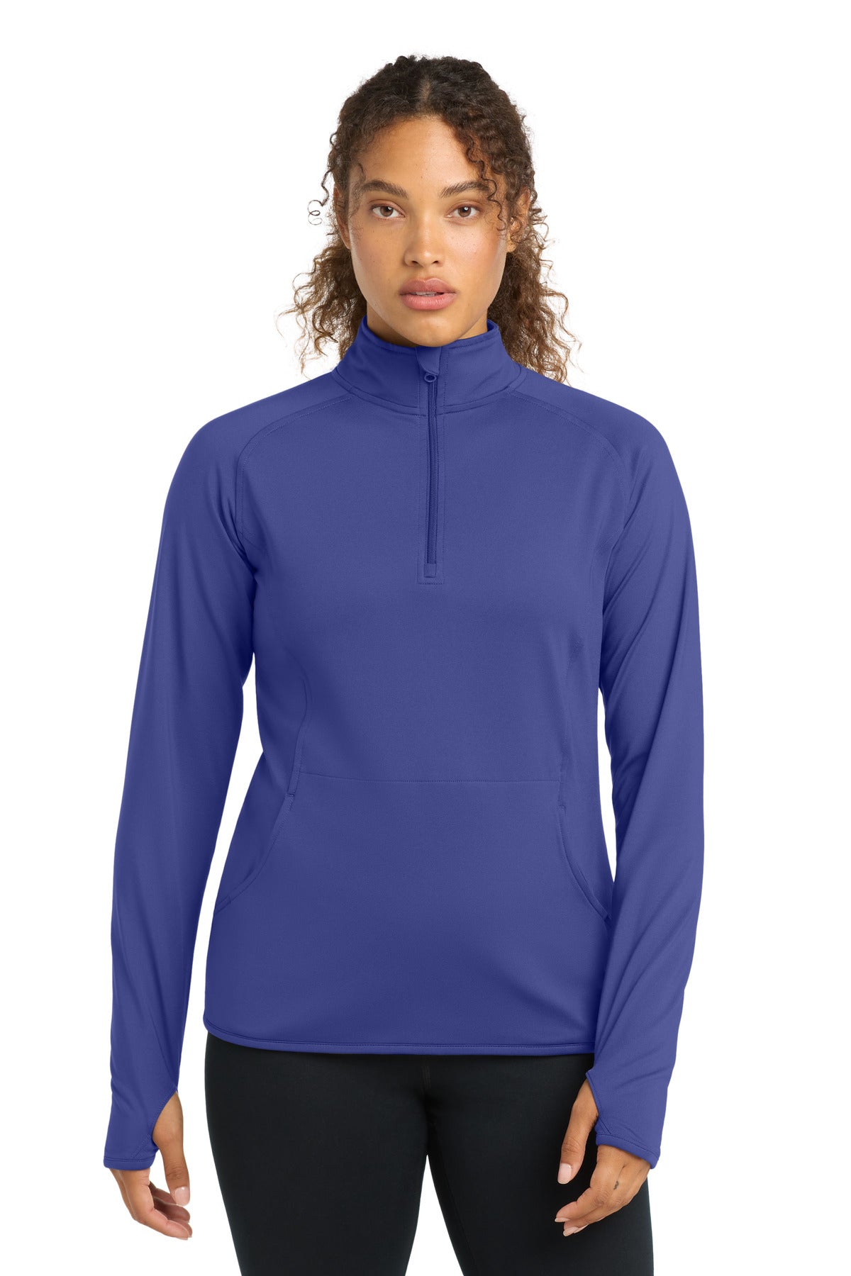 Sport-Tek   Women's Sport-Wick   Stretch 1/4-Zip Pullover. LST850