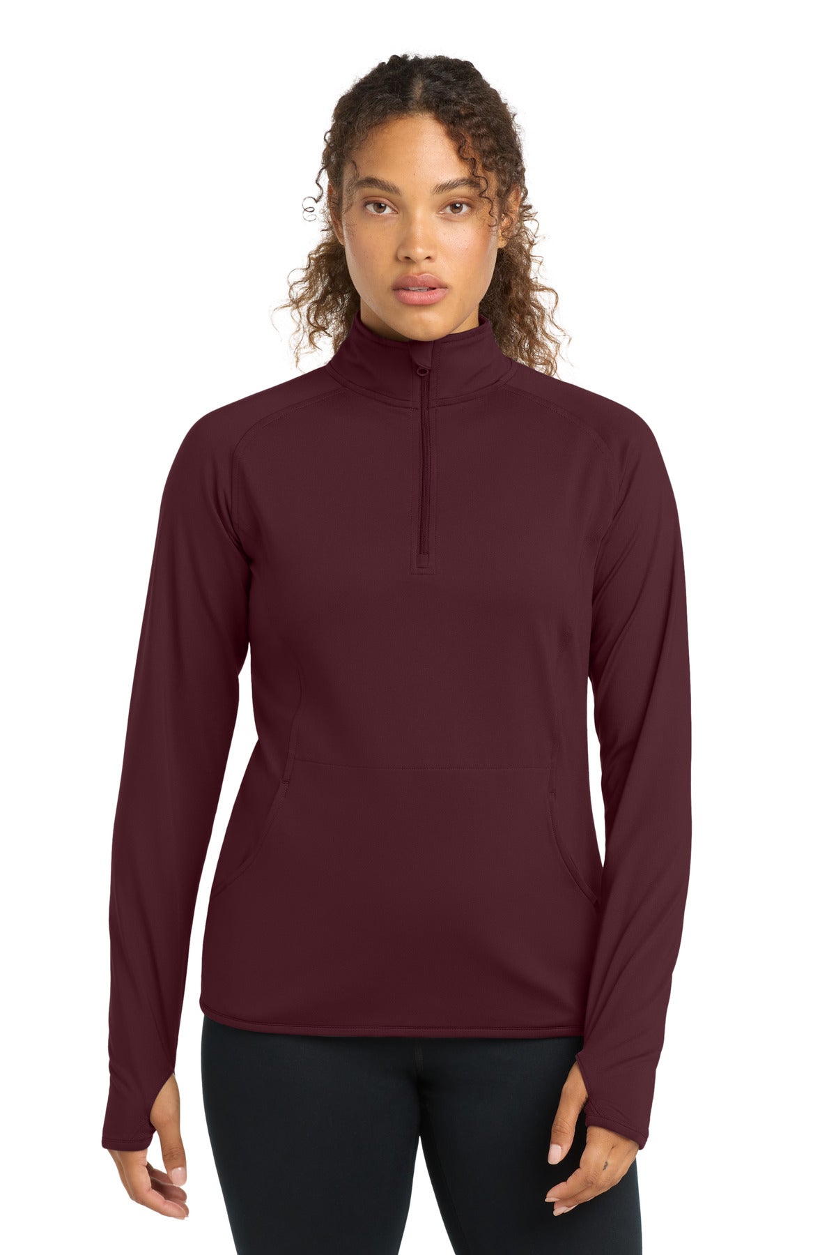 Sport-Tek   Women's Sport-Wick   Stretch 1/4-Zip Pullover. LST850