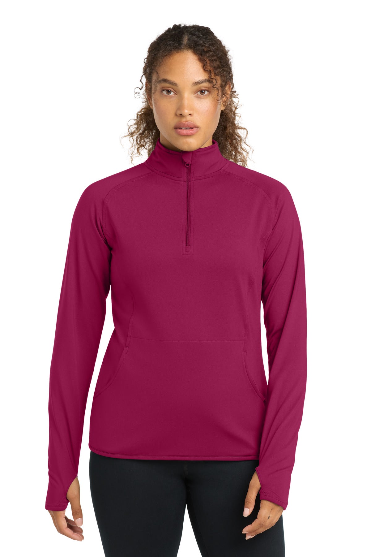 Sport-Tek   Women's Sport-Wick   Stretch 1/4-Zip Pullover. LST850