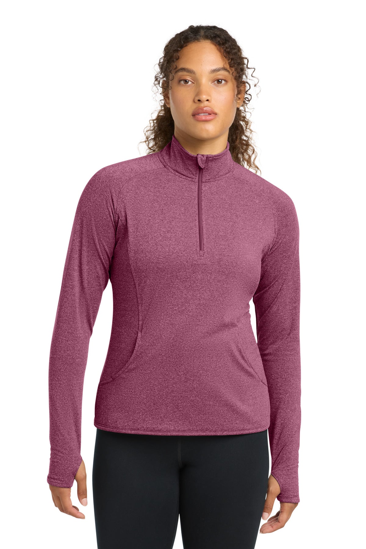 Sport-Tek   Women's Sport-Wick   Stretch 1/4-Zip Pullover. LST850