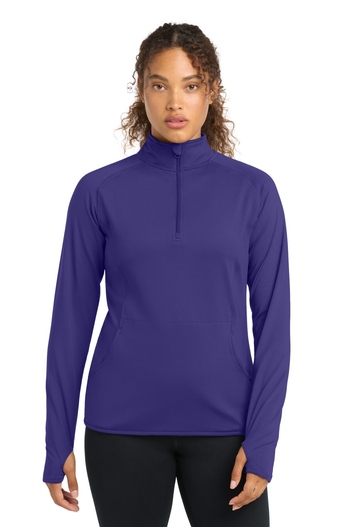 Sport-Tek   Women's Sport-Wick   Stretch 1/4-Zip Pullover. LST850
