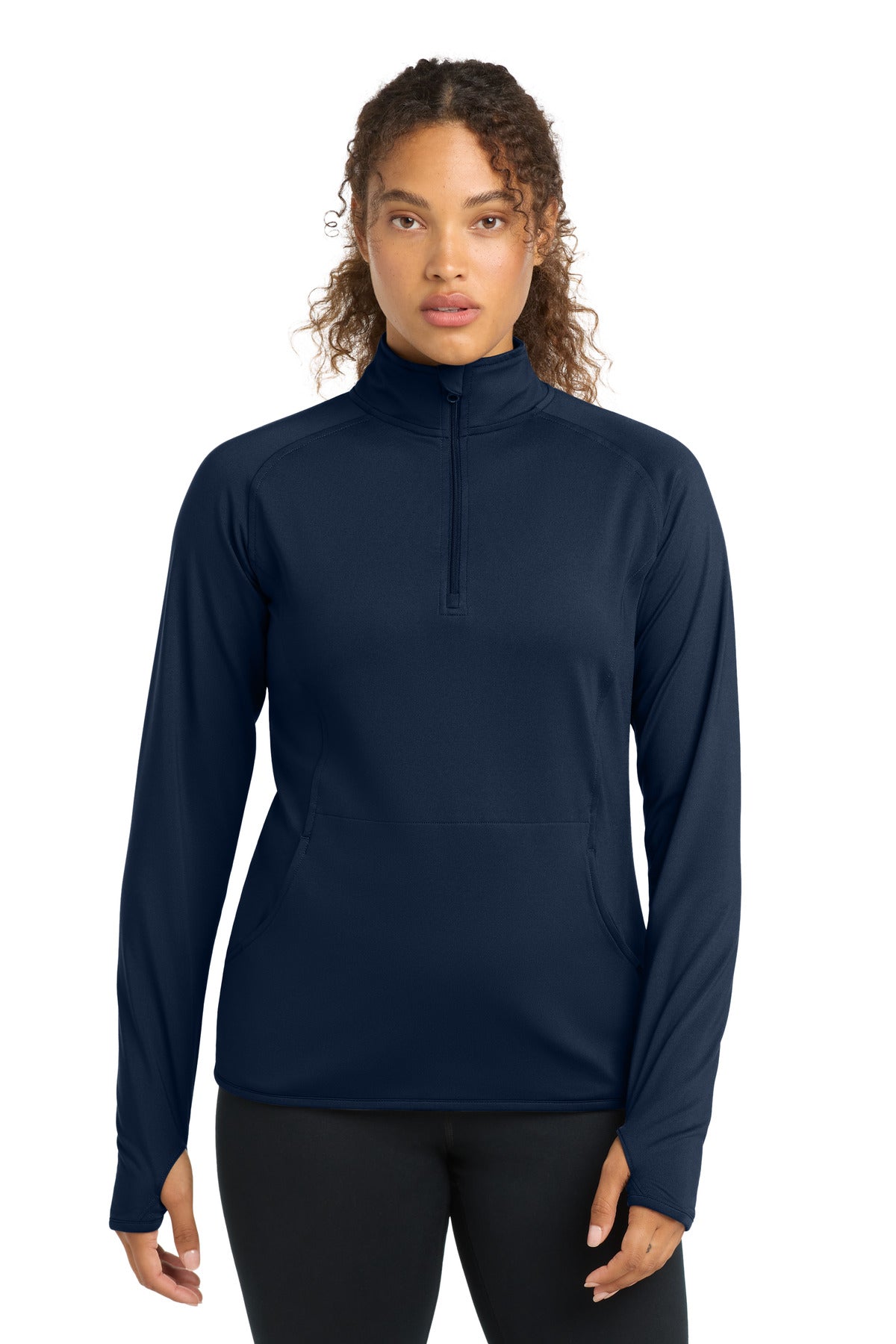 Sport-Tek   Women's Sport-Wick   Stretch 1/4-Zip Pullover. LST850