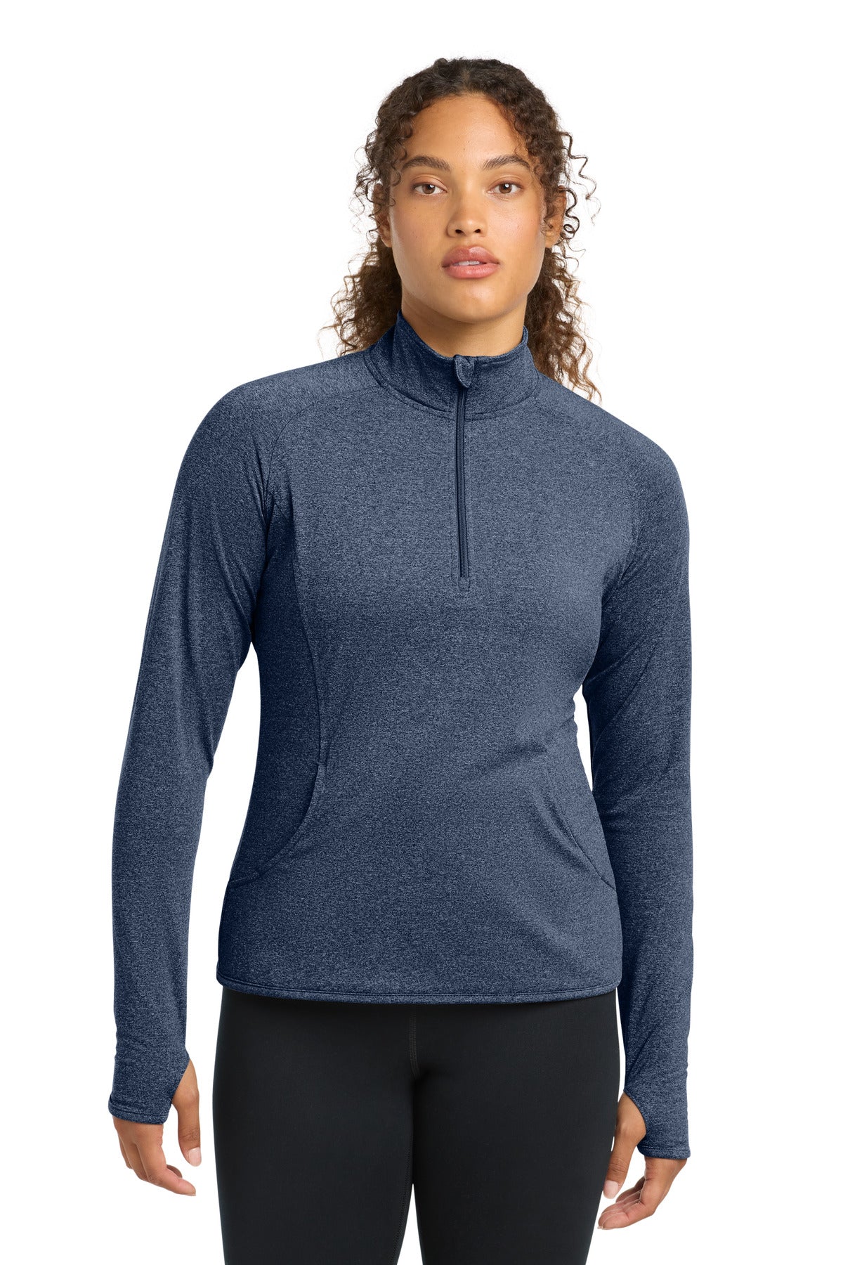 Sport-Tek   Women's Sport-Wick   Stretch 1/4-Zip Pullover. LST850