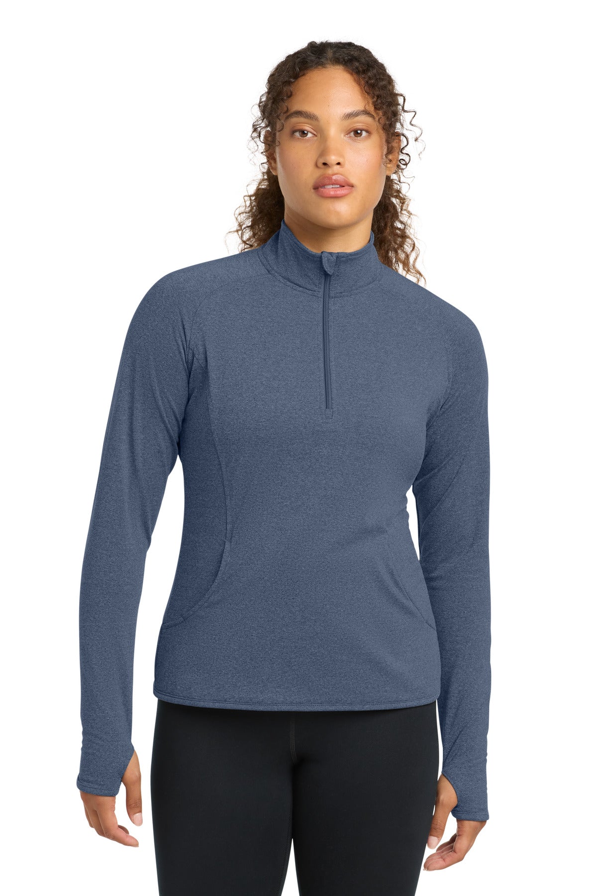 Sport-Tek   Women's Sport-Wick   Stretch 1/4-Zip Pullover. LST850
