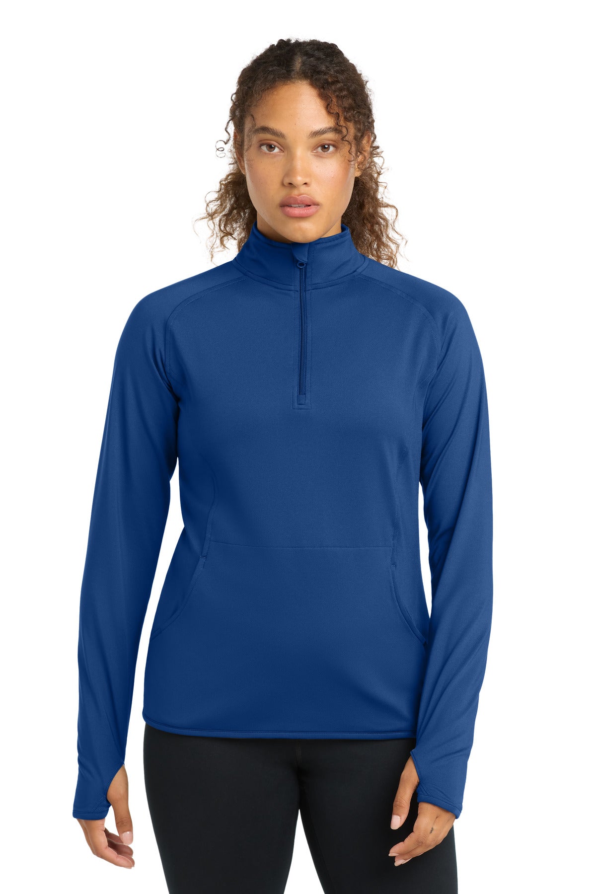 Sport-Tek   Women's Sport-Wick   Stretch 1/4-Zip Pullover. LST850