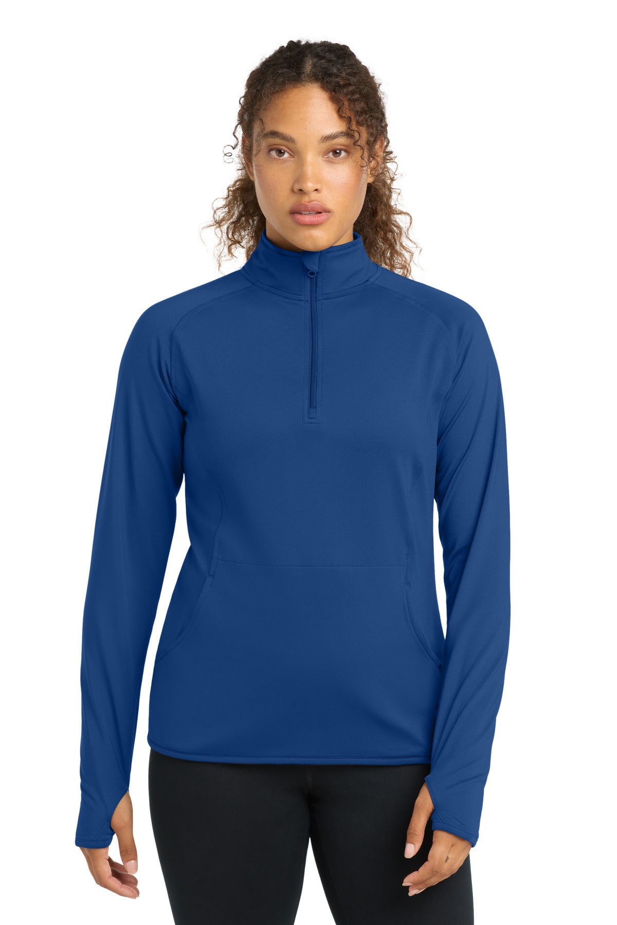 Sport-Tek   Women's Sport-Wick   Stretch 1/4-Zip Pullover. LST850