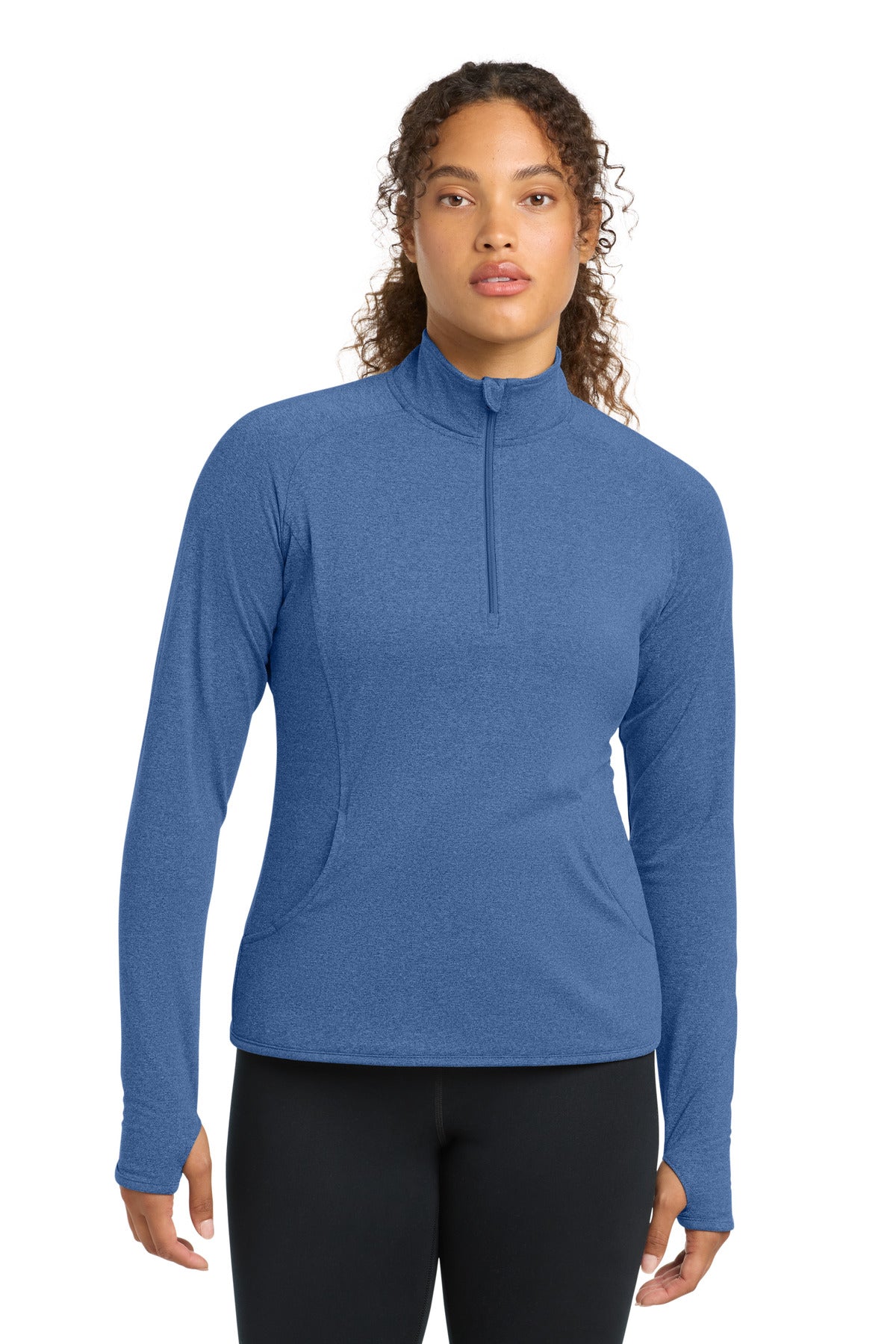 Sport-Tek   Women's Sport-Wick   Stretch 1/4-Zip Pullover. LST850