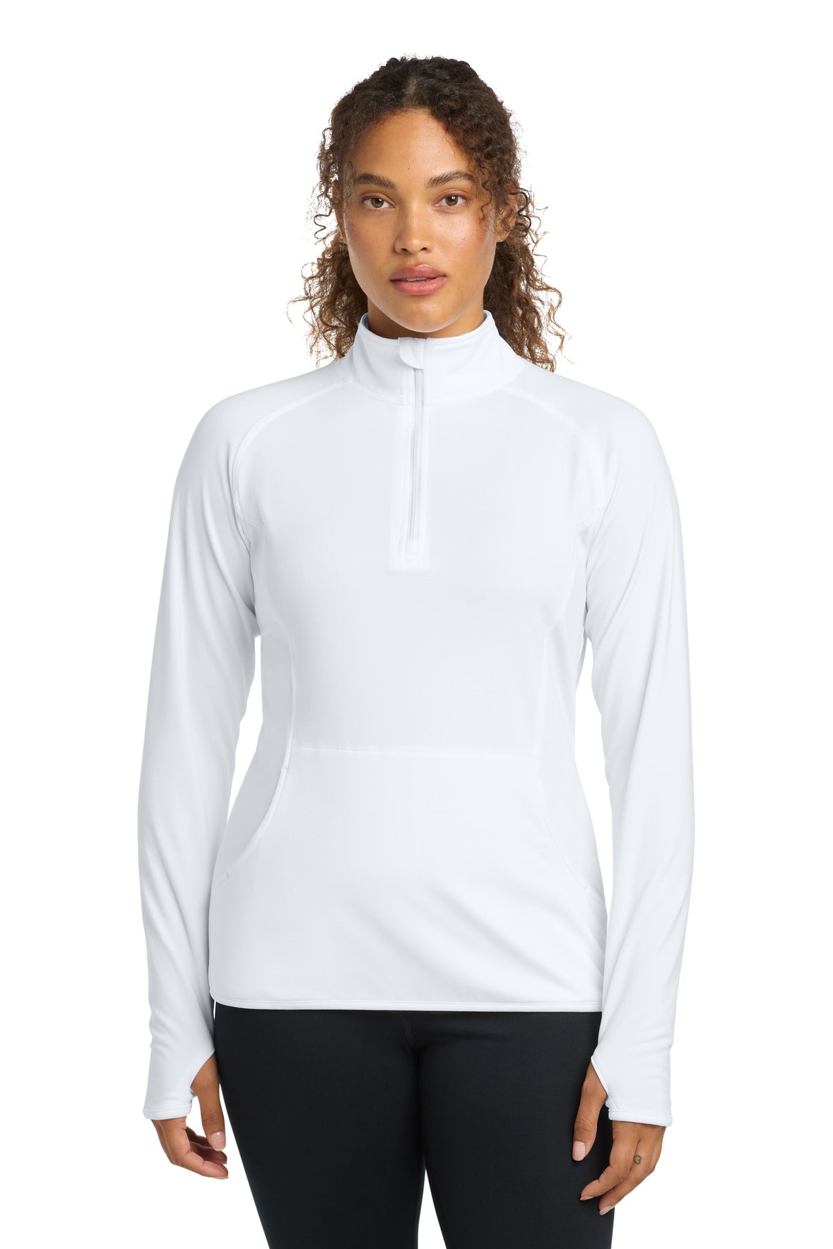 Sport-Tek   Women's Sport-Wick   Stretch 1/4-Zip Pullover. LST850